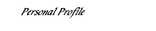 Personal Profile